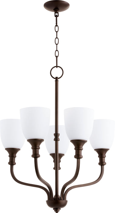 Quorum Home Quorum - 6811-5-86 - Five Light Chandelier - Oiled Bronze