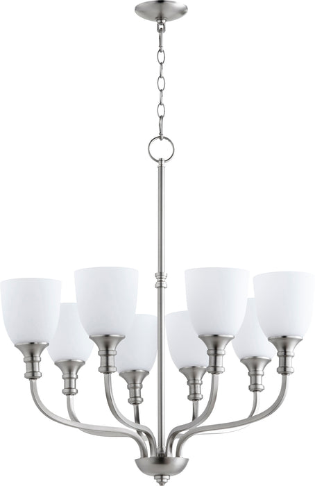 Quorum Home Quorum - 6811-8-65 - Eight Light Chandelier - Satin Nickel