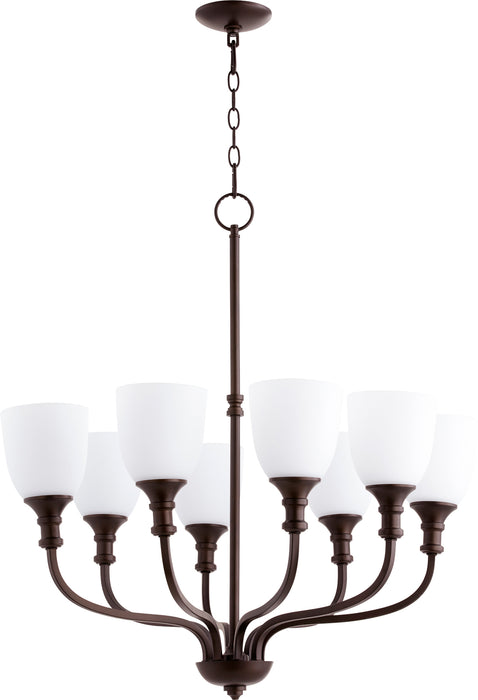 Quorum Home Quorum - 6811-8-86 - Eight Light Chandelier - Oiled Bronze