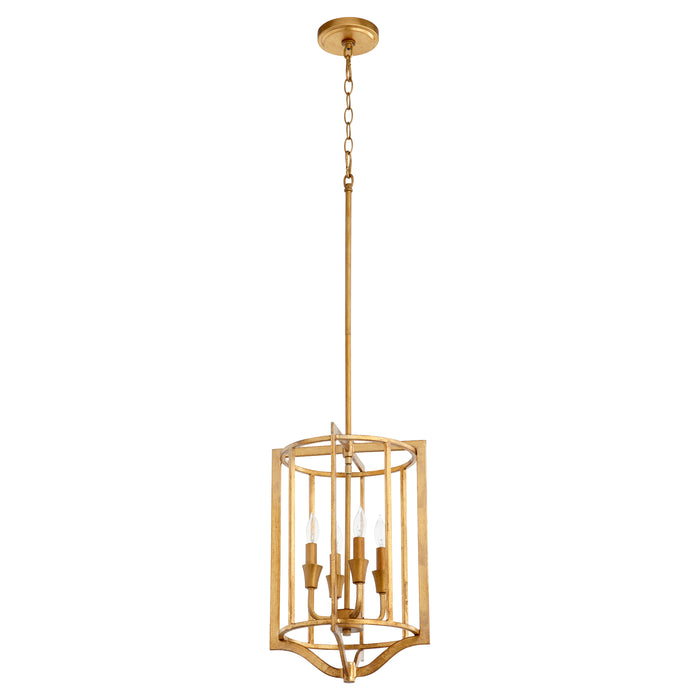 Quorum Home Quorum - 6814-4-74 - Four Light Pendant - Gold Leaf