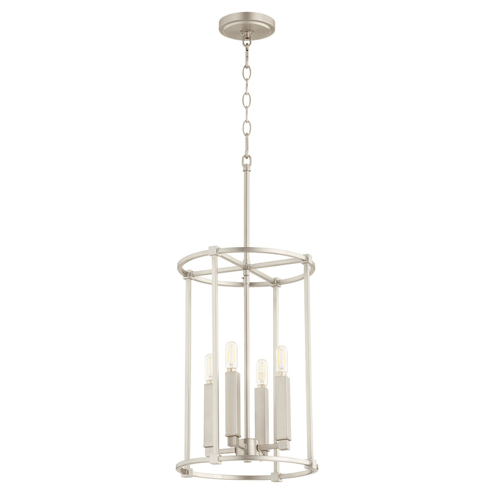 Quorum Home Quorum - 686-4-65 - Four Light Entry Pendant - Satin Nickel