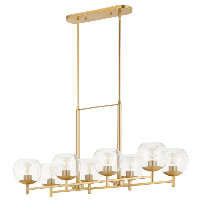 Quorum Home Quorum - 688-8-80 - Eight Light Chandelier - Aged Brass