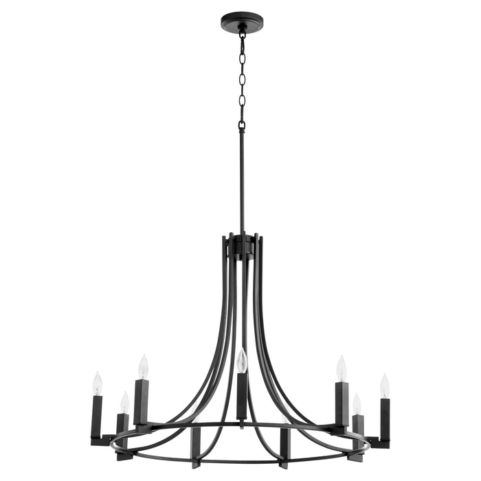 Quorum Home Quorum - 696-9-69 - Nine Light Chandelier - Textured Black
