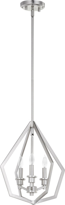 Quorum Home Quorum - 699-3-65 - Three Light Pendant - Satin Nickel