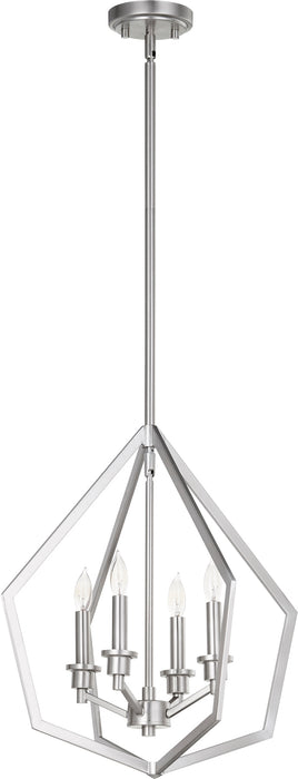 Quorum Home Quorum - 699-4-65 - Four Light Pendant - Satin Nickel