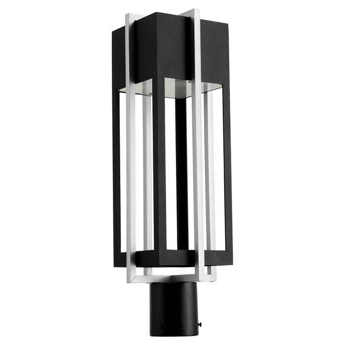 Quorum Home Quorum - 713-22-69 - LED Outdoor Post Mount - Textured Black w/ Brushed Aluminum