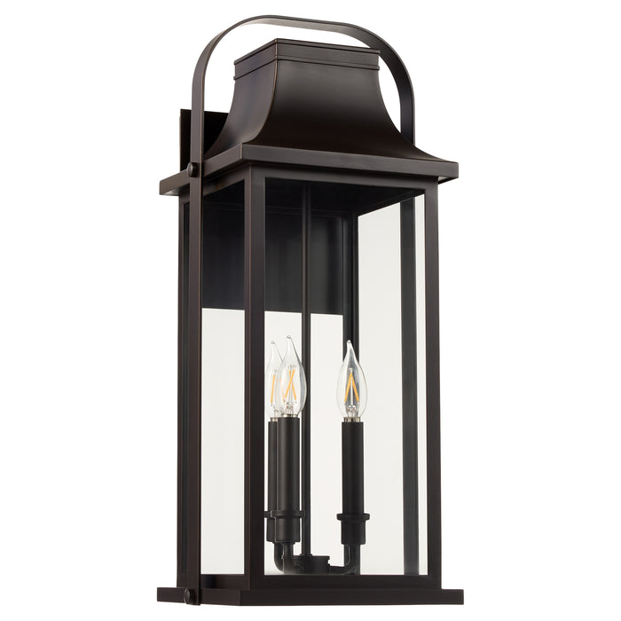 Downey 23" 3 Light Lantern - Bronze