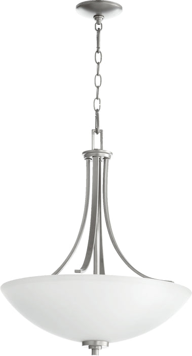 Quorum Home Quorum - 8060-4-64 - Four Light Pendant - Classic Nickel