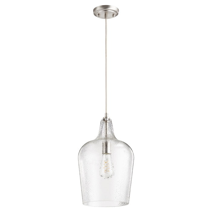 Quorum Home Quorum - 8143-65 - One Light Pendant - Satin Nickel