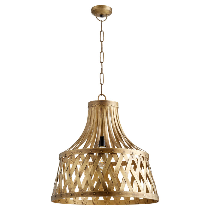 Quorum Home Quorum - 82-75 - One Light Pendant - Artisan Brass