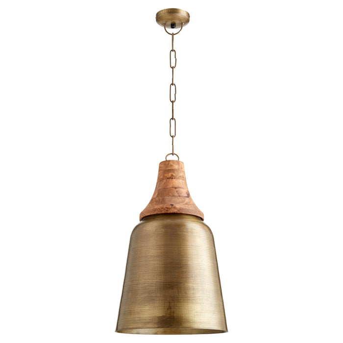 Quorum Home Quorum - 83-75 - One Light Pendant - Artisan Brass