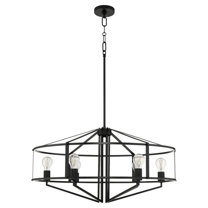 TOBIN 32" 6 Light Pendant - Matte Black