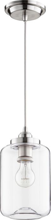 Quorum Home Quorum - 846-65 - One Light Pendant - Satin Nickel