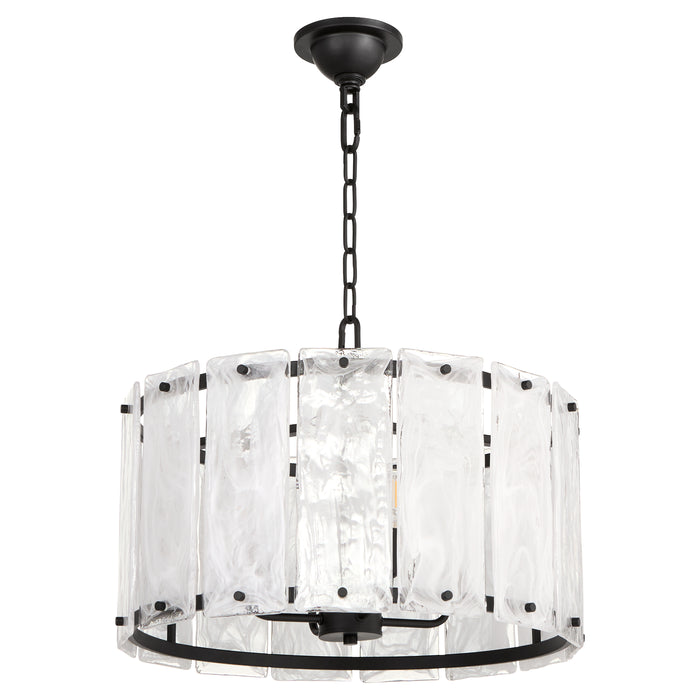 Quorum Home Quorum - 8575-4-59 - Four Light Pendant - Matte Black
