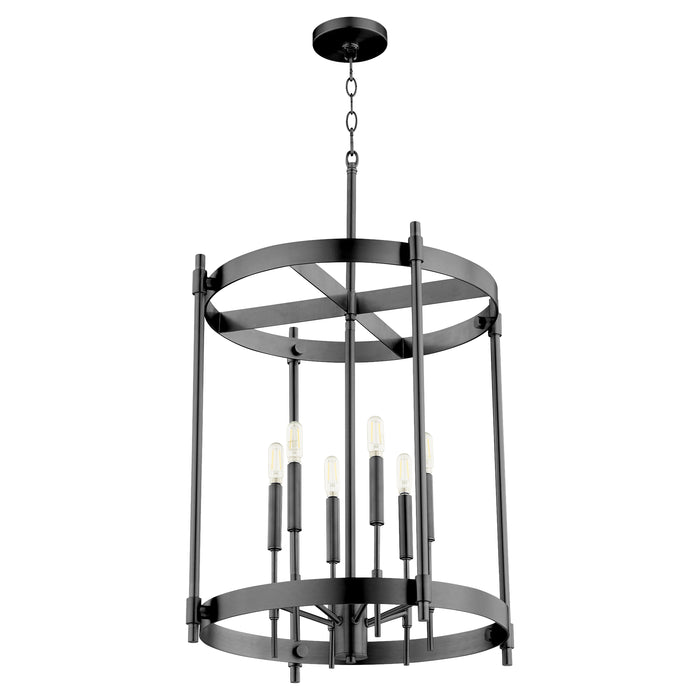 Quorum Home Quorum - 863-6-59 - Six Light Entry - Matte Black