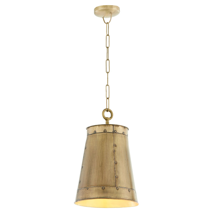 Quorum Home Quorum - 87-1-75 - One Light Pendant - Artisan Brass