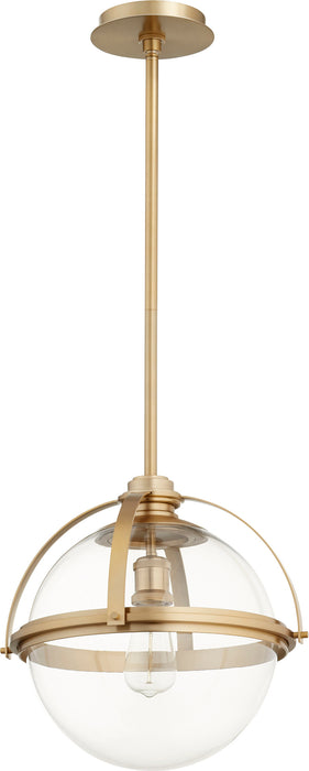 Quorum Home Quorum - 88-15-80 - One Light Pendant - Aged Brass