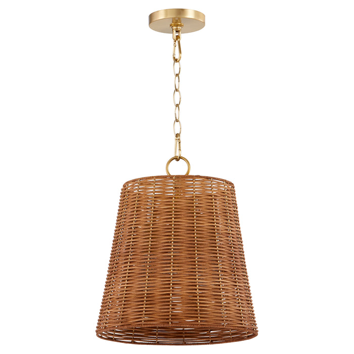 Quorum Home Quorum - 8893-13-80 - Three Light Pendant - Aged Brass