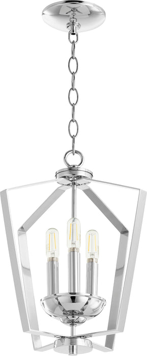 Quorum Home Quorum - 894-3-14 - Three Light Entry Pendant - Chrome