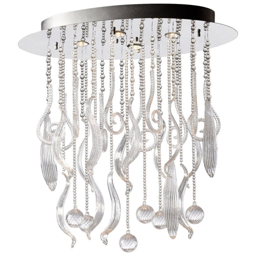 Quorum Home Cyan - 04668 - Four Light Pendant - Chrome