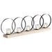 Quorum Home Cyan - 05085 - Candelabra - Raw Iron And Natural Wood