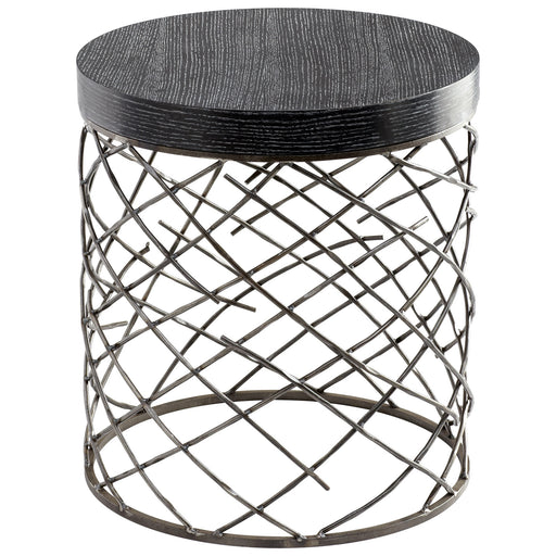 Quorum Home Cyan - 05110 - Table - Raw Steel