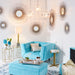 Quorum Home Cyan - 05539 - Mirror - Antiqued Silver Leaf