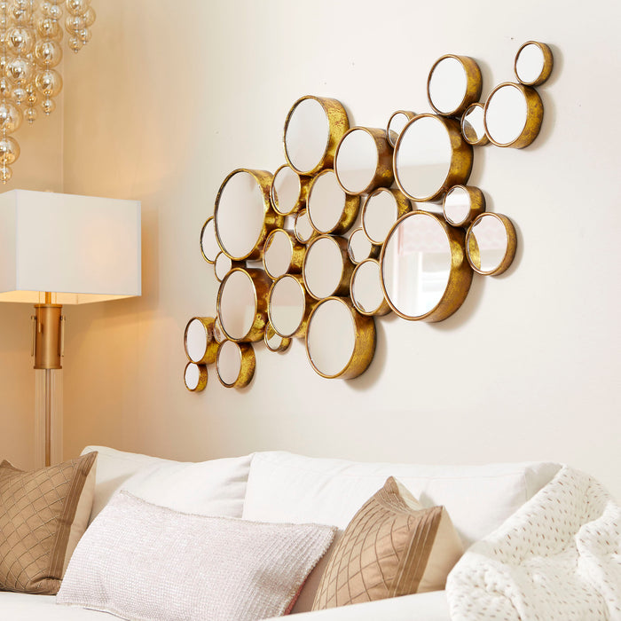 Quorum Home Cyan - 05825 - Mirror - Gold