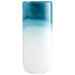Quorum Home Cyan - 05877 - Vase - Blue And White