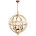 Quorum Home Cyan - 06622 - Five Light Chandelier - Ashfield'S Plaster