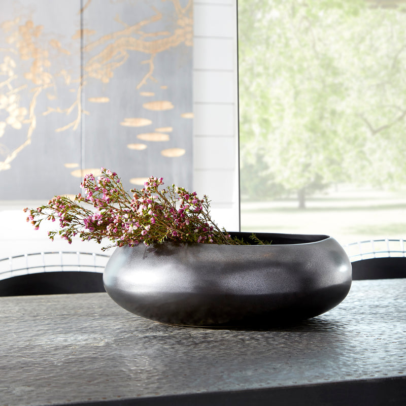 Quorum Home Cyan - 06876 - Bowl - Black Metal