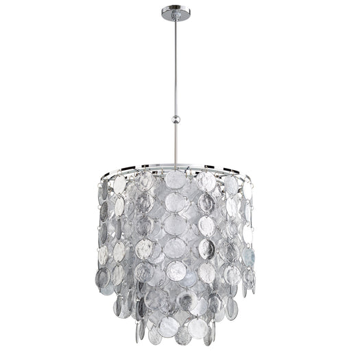 Quorum Home Cyan - 06923 - Nine Light Pendant - Chrome