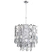 Quorum Home Cyan - 06923 - Nine Light Pendant - Chrome