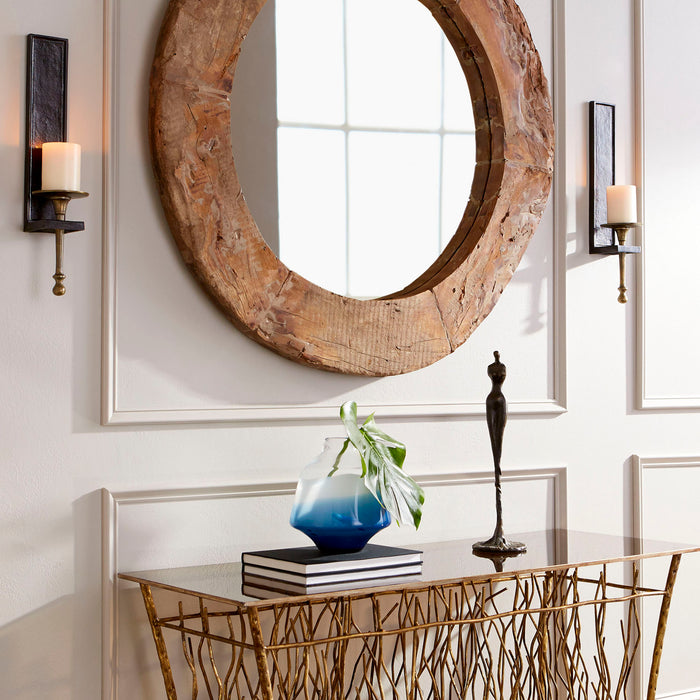 Quorum Home Cyan - 06965 - Mirror - Walnut