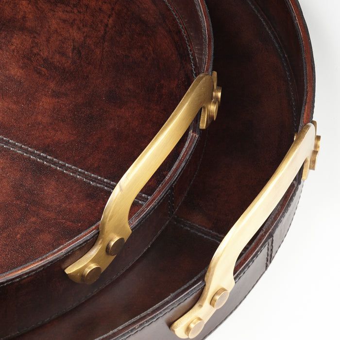 Quorum Home Cyan - 06975 - Tray - Brown