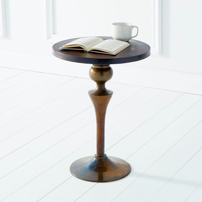 Quorum Home Cyan - 08297 - Side Table - Bronze And Blue