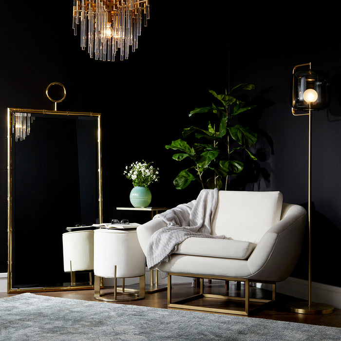 Quorum Home Cyan - 08589 - Mirror - Brass