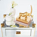 Quorum Home Cyan - 08729 - Side Table - Aged Brass