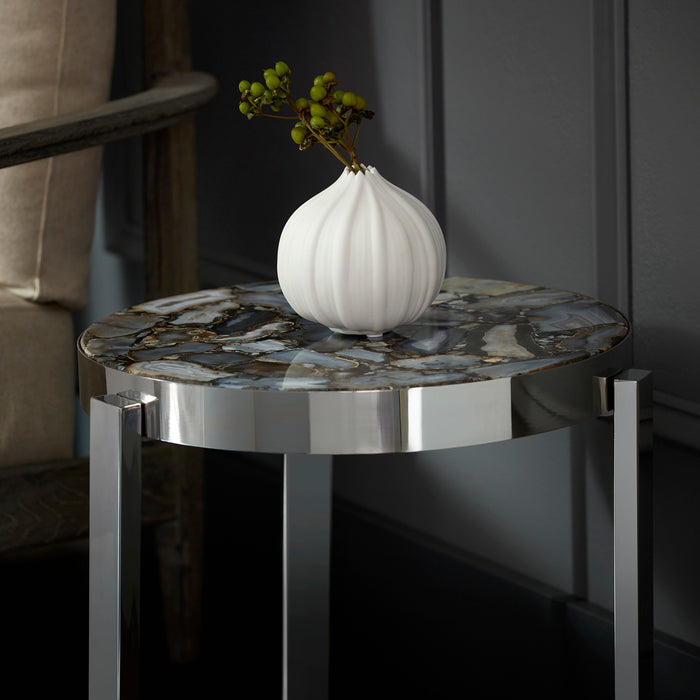 Quorum Home Cyan - 08985 - Side Table - Nickel