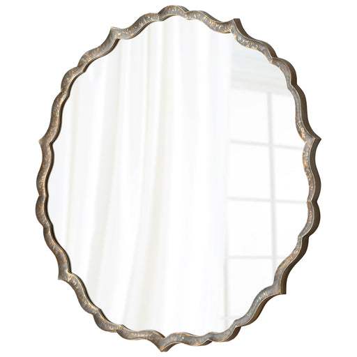 Quorum Home Cyan - 09028 - Mirror - Rustic Patina