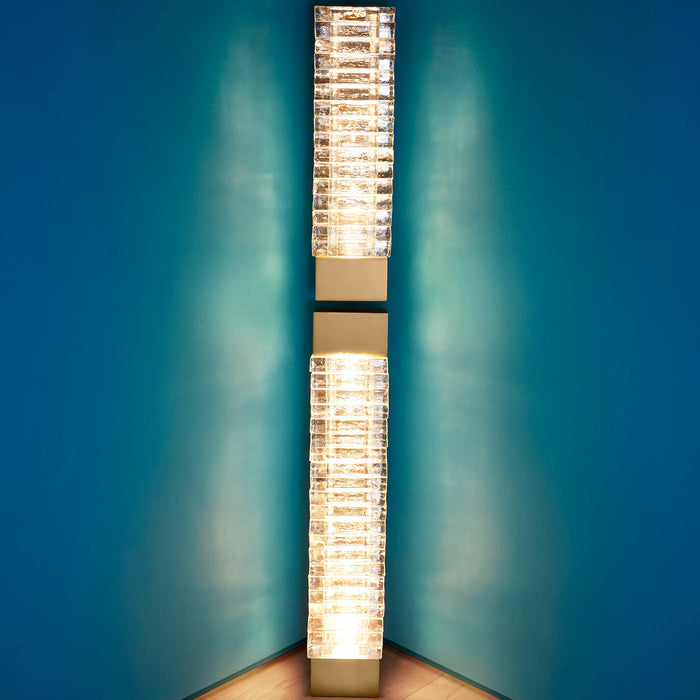 Quorum Home Cyan - 09248 - LED Wall Sconce - Aged Brass