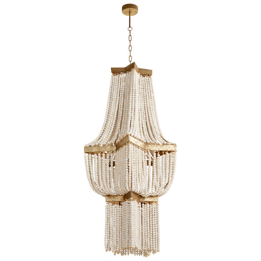 Quorum Home Cyan - 09261 - Three Light Pendant - Tinted Gold Leaf