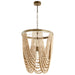 Quorum Home Cyan - 09264 - One Light Pendant - Tinted Raw Iron