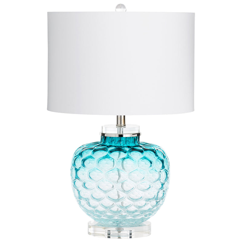 Quorum Home Cyan - 09283 - One Light Table Lamp - Teal