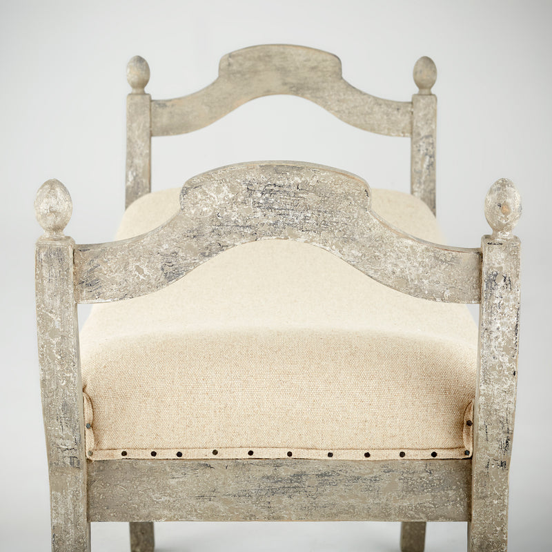 Quorum Home Cyan - 09601 - Stool - Weathered Grey