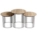 Quorum Home Cyan - 09629 - Nesting Tables - Oak Veneer And Black