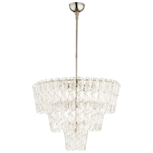 Quorum Home Cyan - 09668 - Ten Light Pendant - Polished Nickel