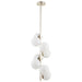 Quorum Home Cyan - 09676 - Eight Light Pendant - Polished Nickel
