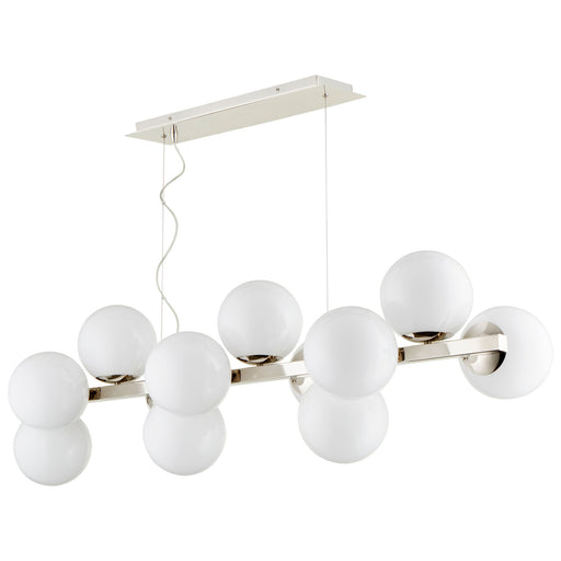 Quorum Home Cyan - 09678 - 12 Light Pendant - Polished Nickel