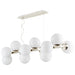 Quorum Home Cyan - 09678 - 12 Light Pendant - Polished Nickel